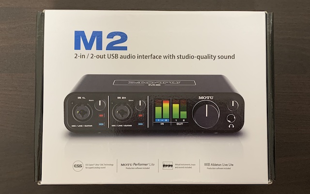 High ResolutionのUSB DAC「MOTU M2」の開封レビューと付属品を紹介