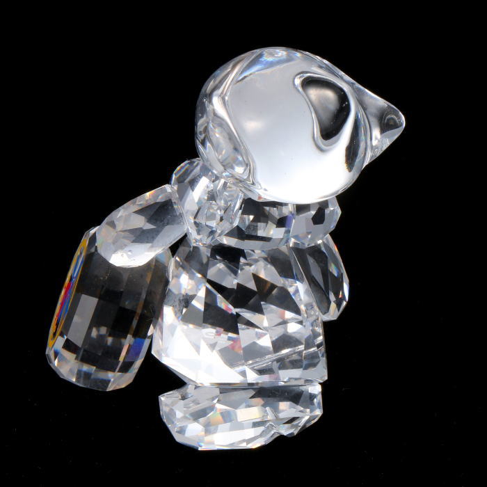 Y2435-10 スワロフスキー クリスタル グリズリー 熊 オブジェ Y2435-10