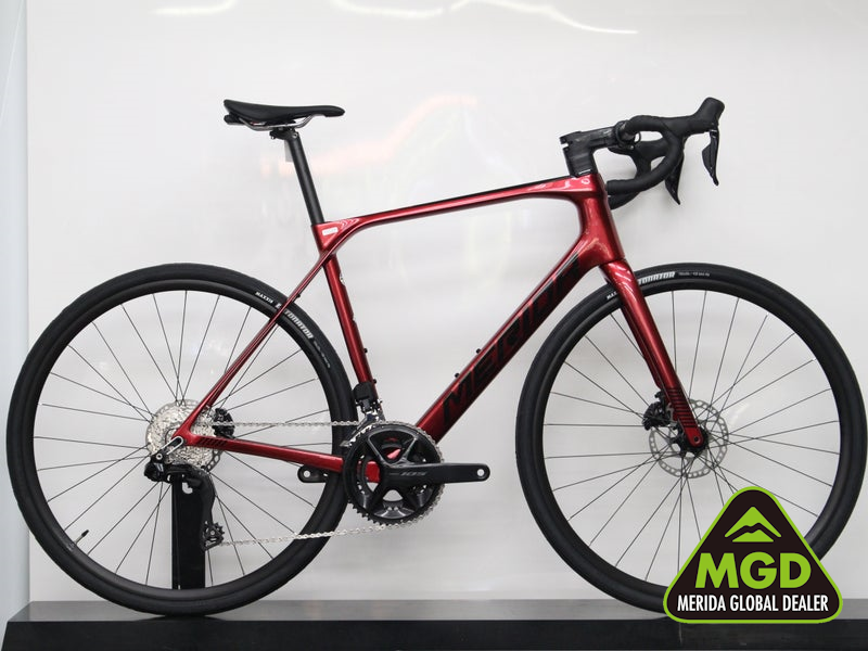 MERIDA ロードバイク ブラック/レッド 700C MERIDA ロードバイク