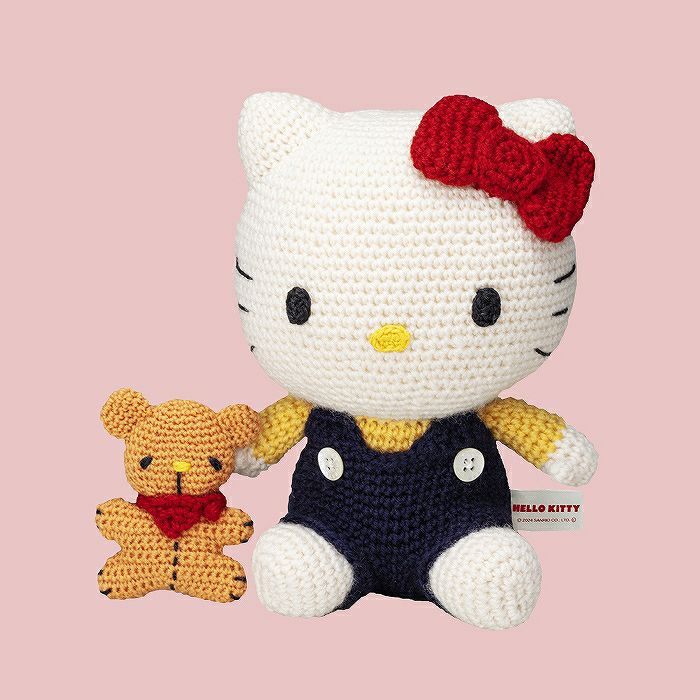 キティちゃん ハローキティ かぎ針編み 小物入れ インテリア 激レア