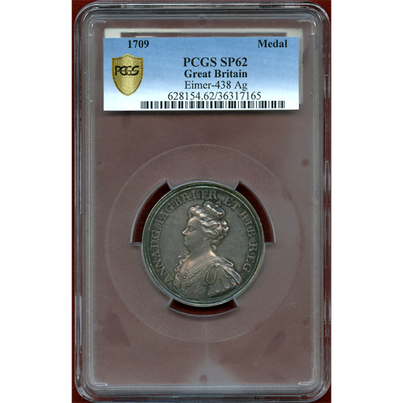 JCC | ジャパンコインキャビネット / イギリス 1709年 銀メダル アン