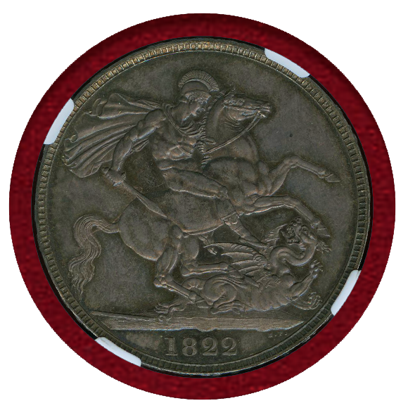 JCC | ジャパンコインキャビネット / イギリス 1822年 クラウン 銀貨