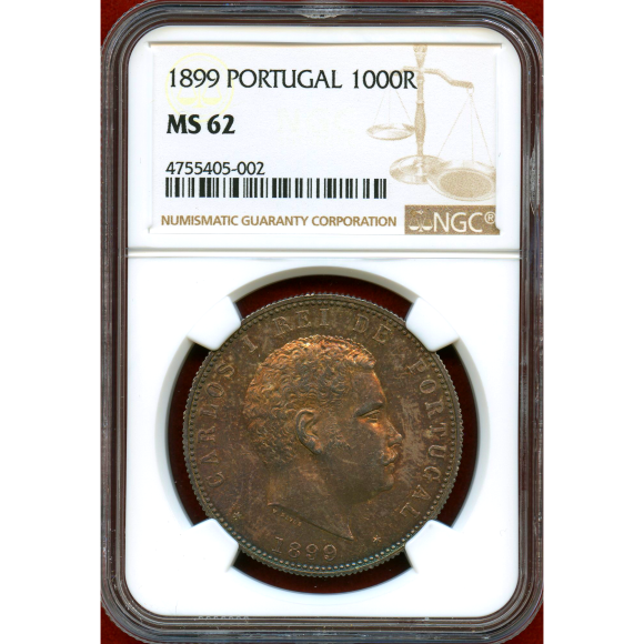 JCC | ジャパンコインキャビネット / ポルトガル 1899年 1000レイス