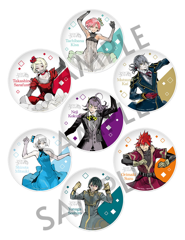 JACKJEANNE 高科更文 最終公演缶バッジ JACKJEANNE 高科更文 最終公演