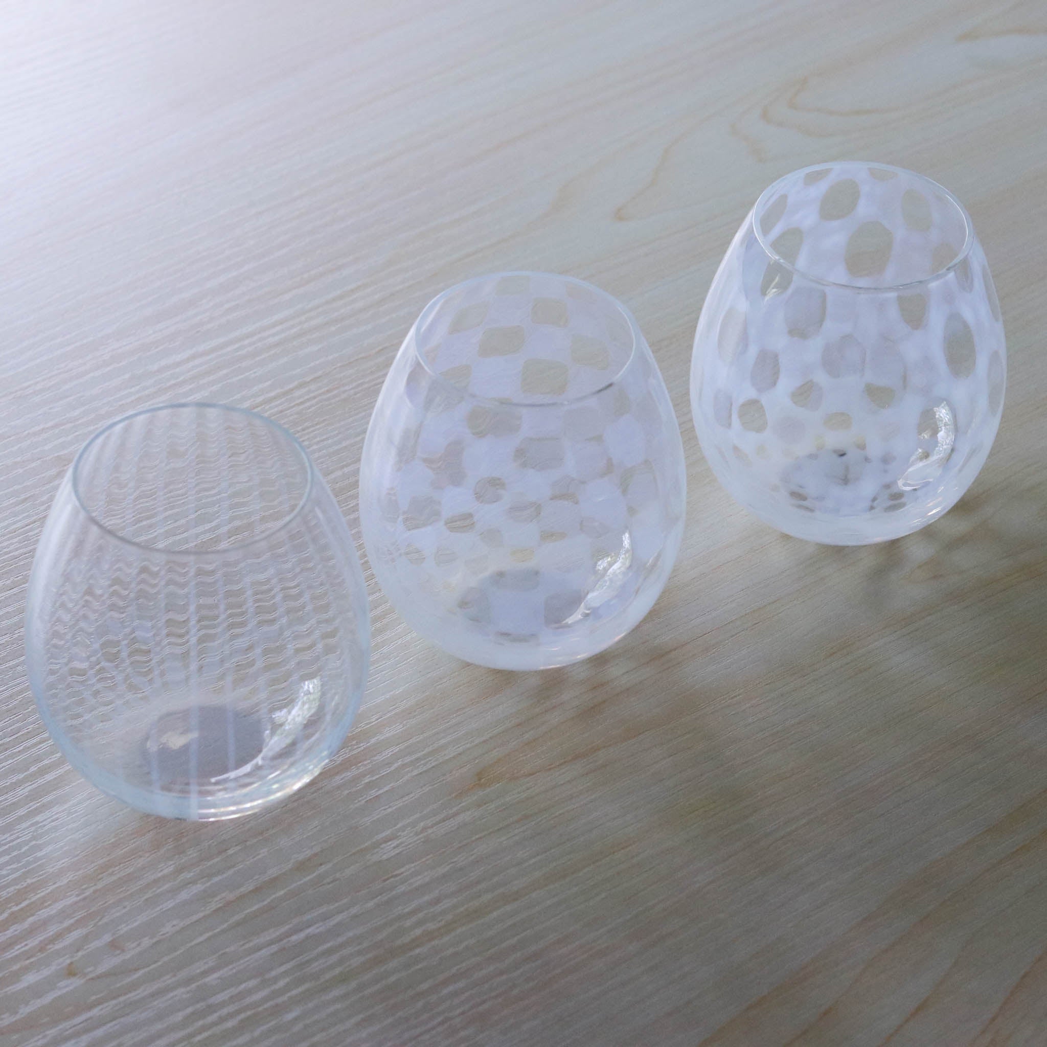 明治 大正 ビンテージグラス 硝子 3個セット 【公式通販】