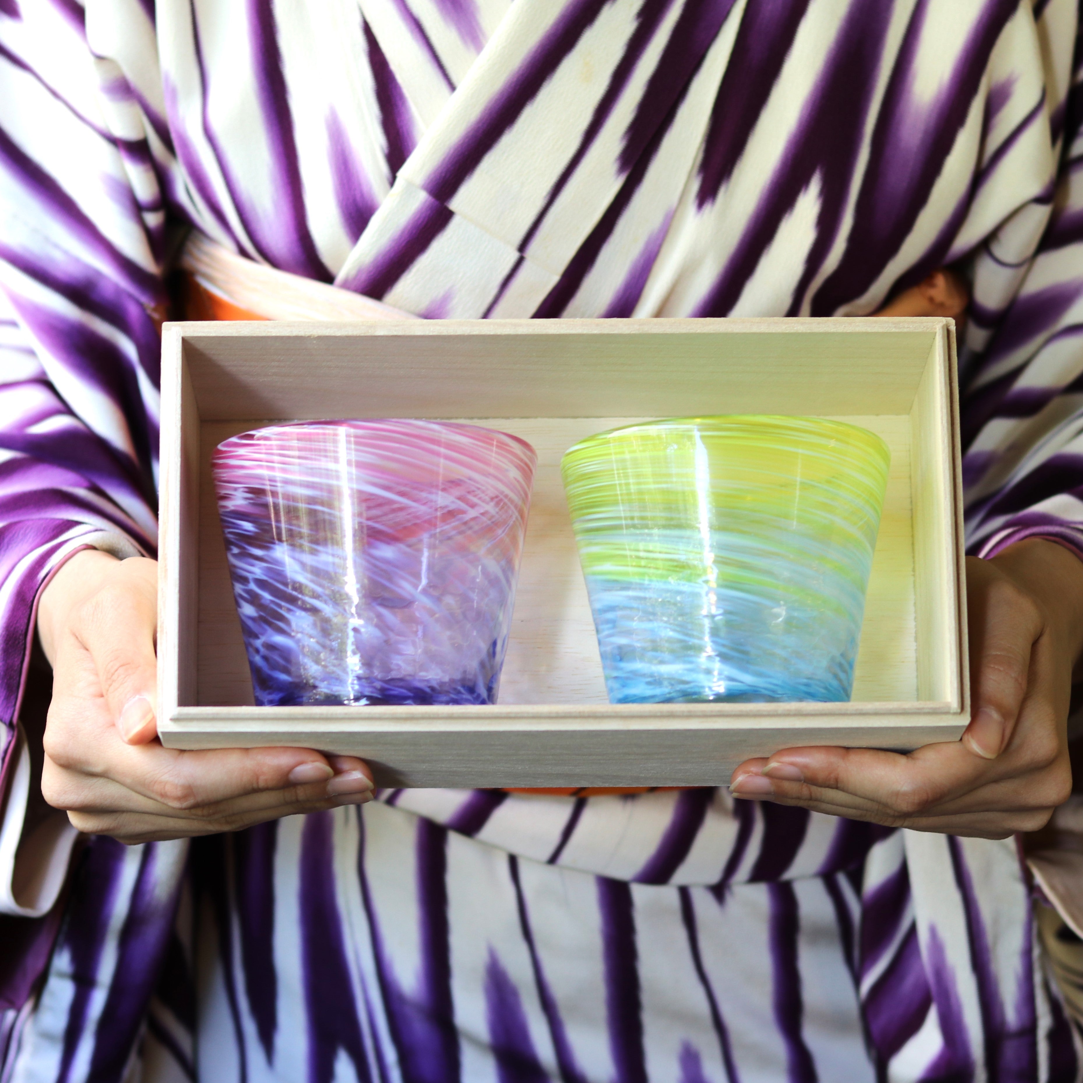 琉球硝子 | 匠カップ | ペア | 兼次侃公作