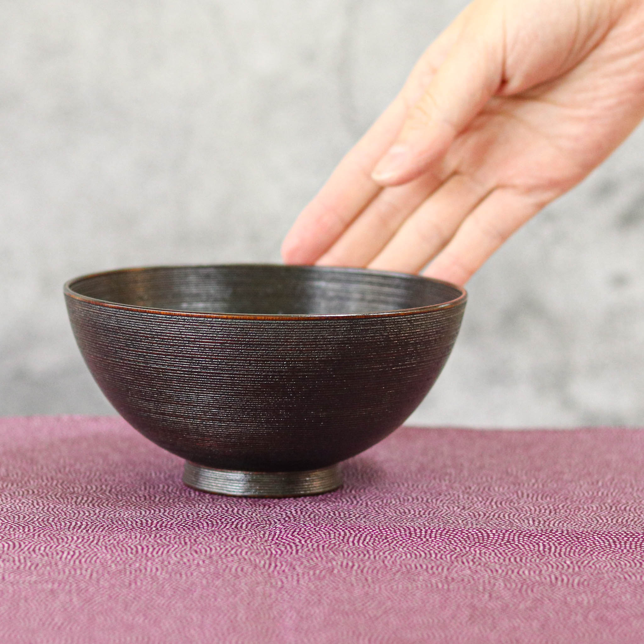 木製漆器 藤紋蓋付煮物椀 10客 13cm 大正〜昭和初期 椀中ヤケあり