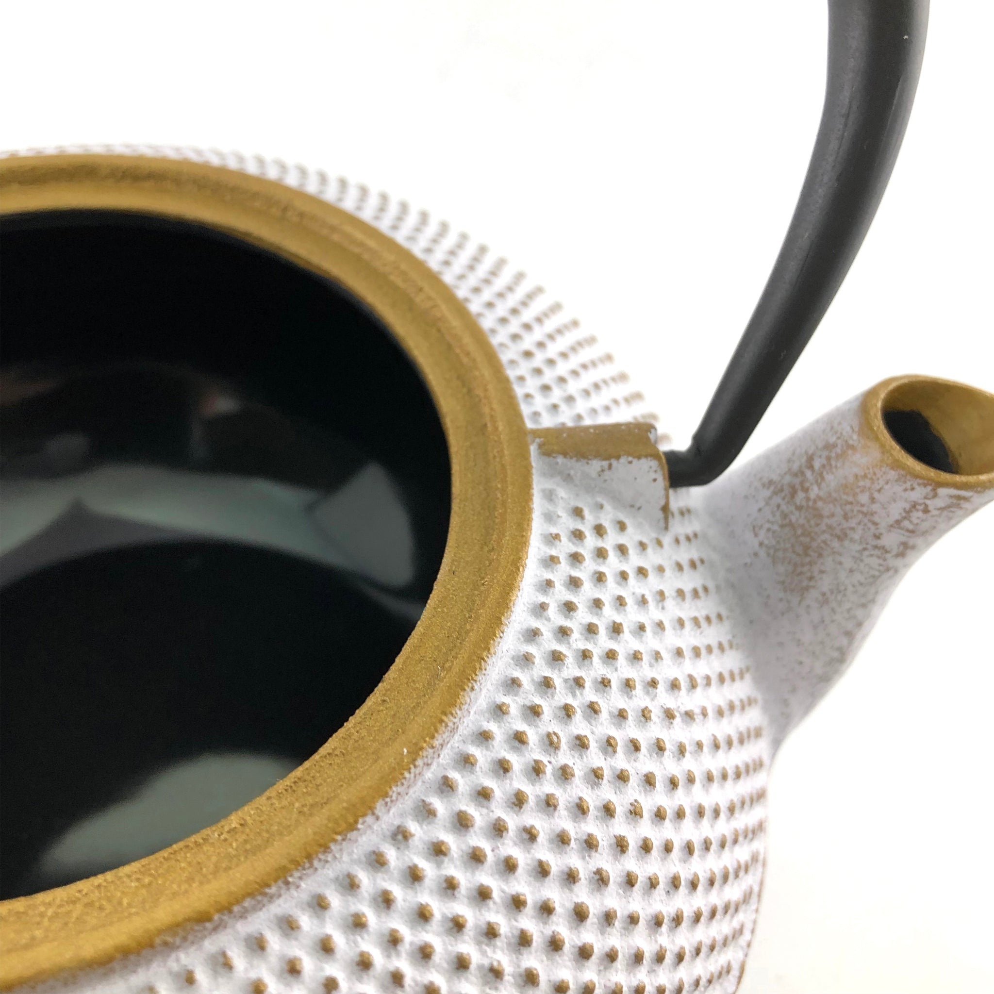 南部鉄器 急須 | あられ | 0.6L ホワイトゴールド | ロジアソシエイツ