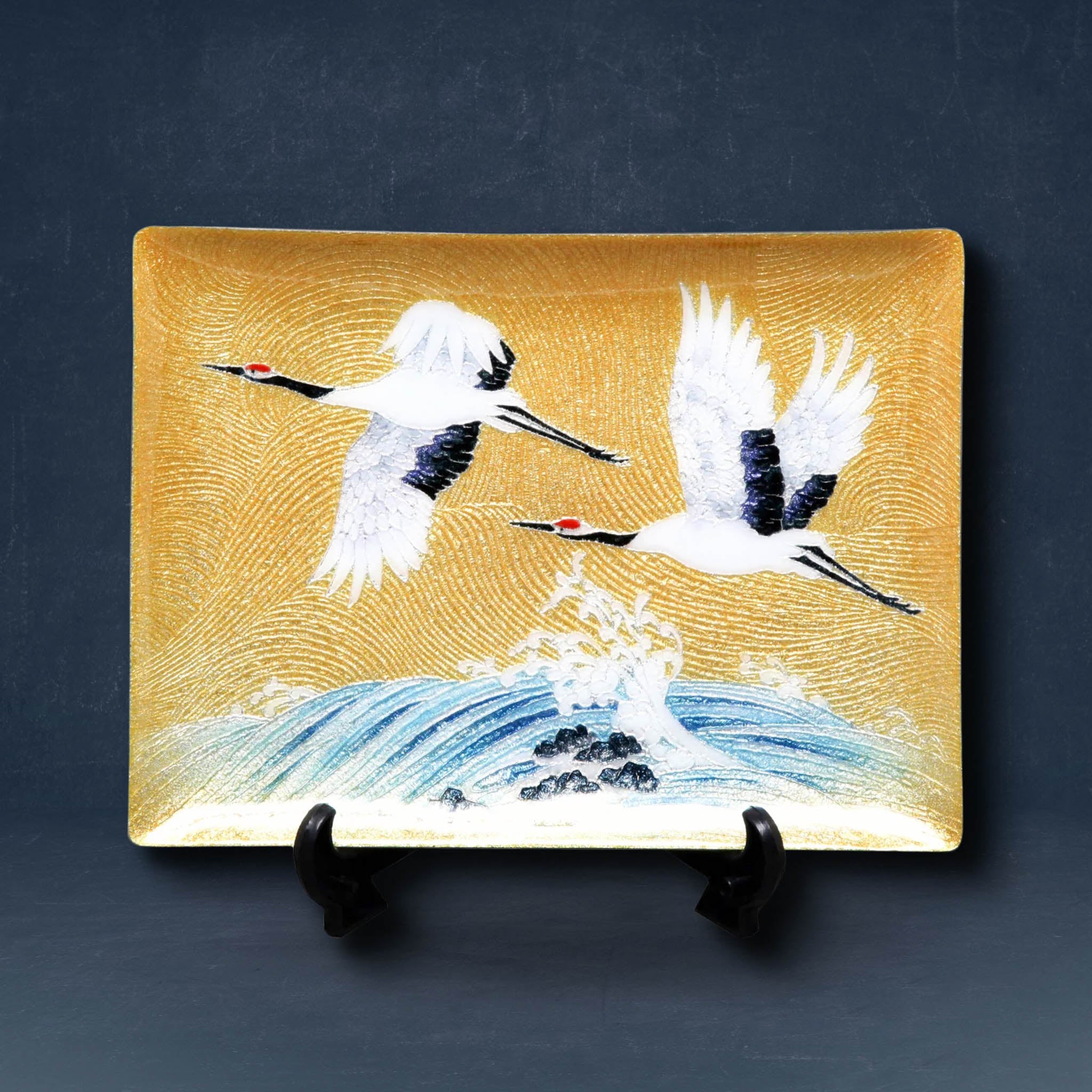 ♘ミスターシービー 七宝焼 銘々皿 5枚セット♘ 競馬 馬