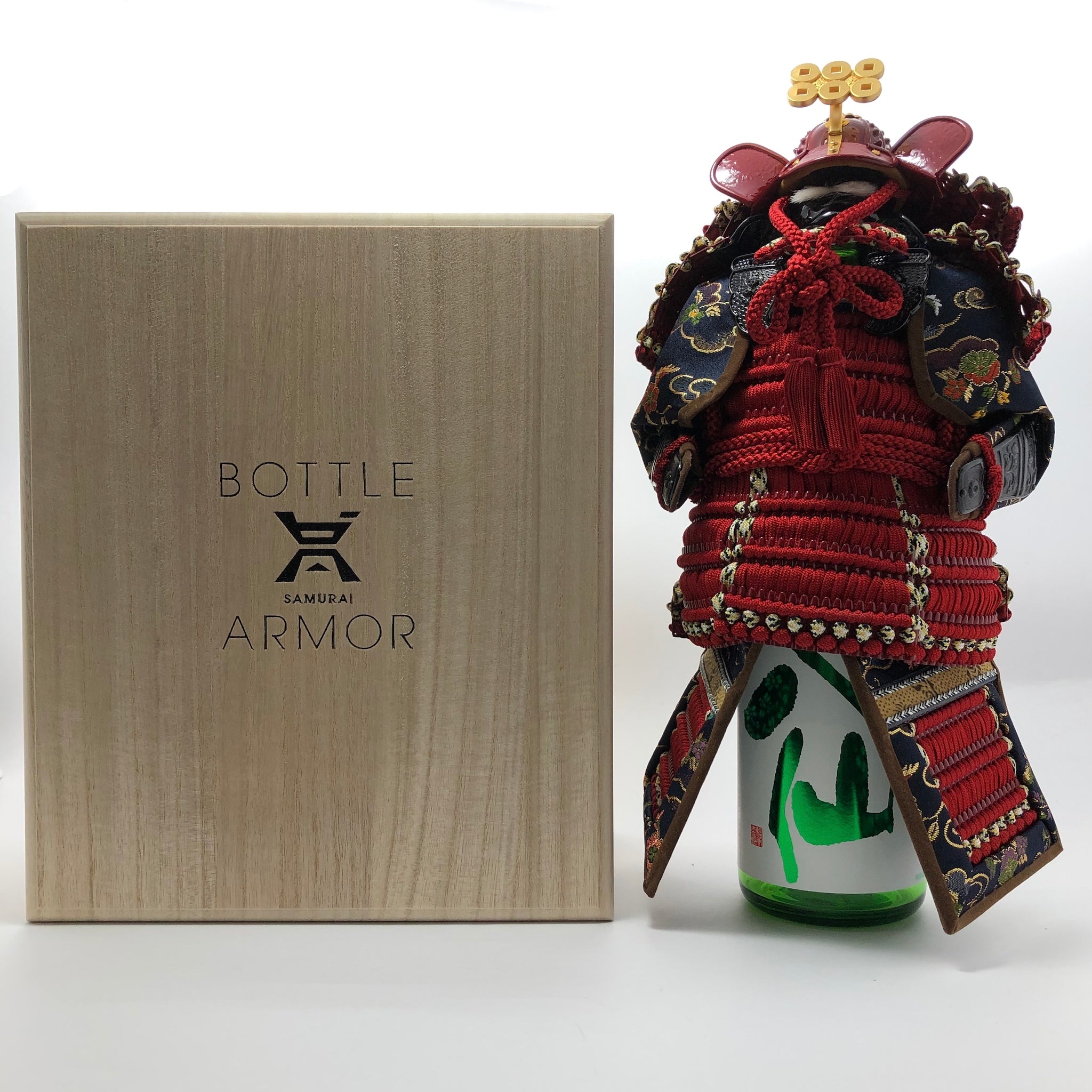 新品、未使用！】ボトルカバー ボトルアーマー ワイン 日本酒 源義経