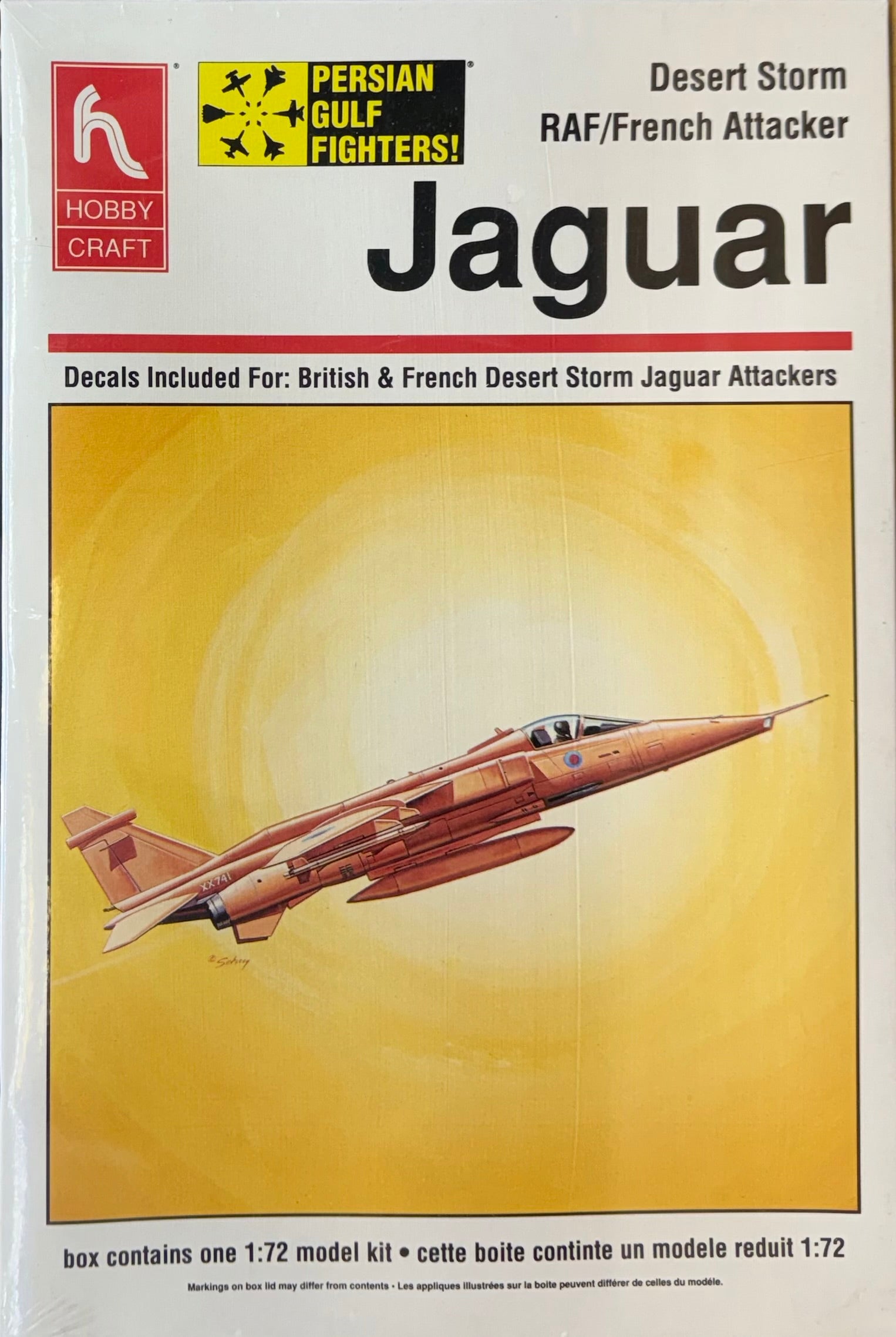 Jaguar Desert Storm RAF/French Attacker, 1/72 1992 ISSUE – J