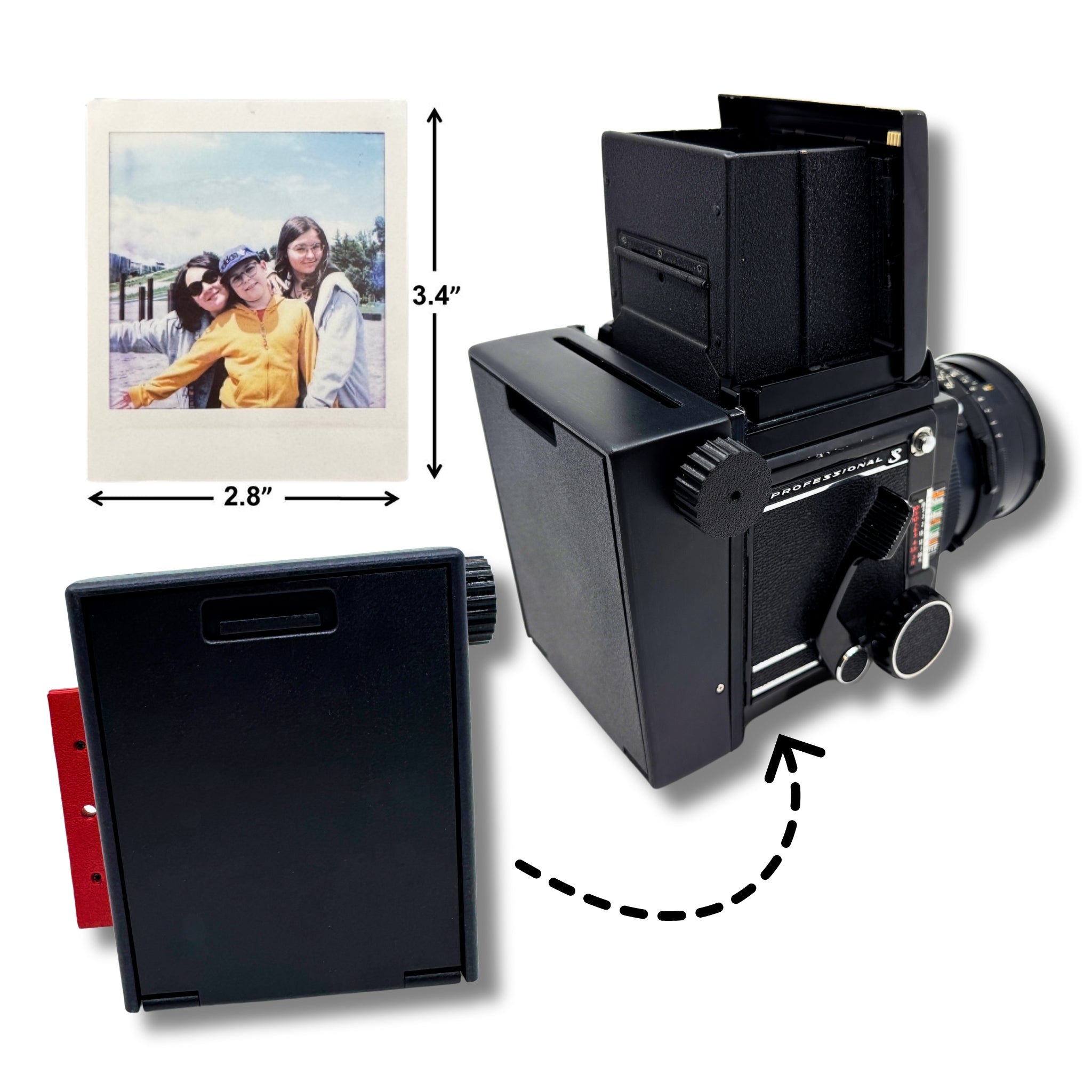 MAMIYA RB67 Pro S SD用ポラロイドインスタントフィルムバック Instant