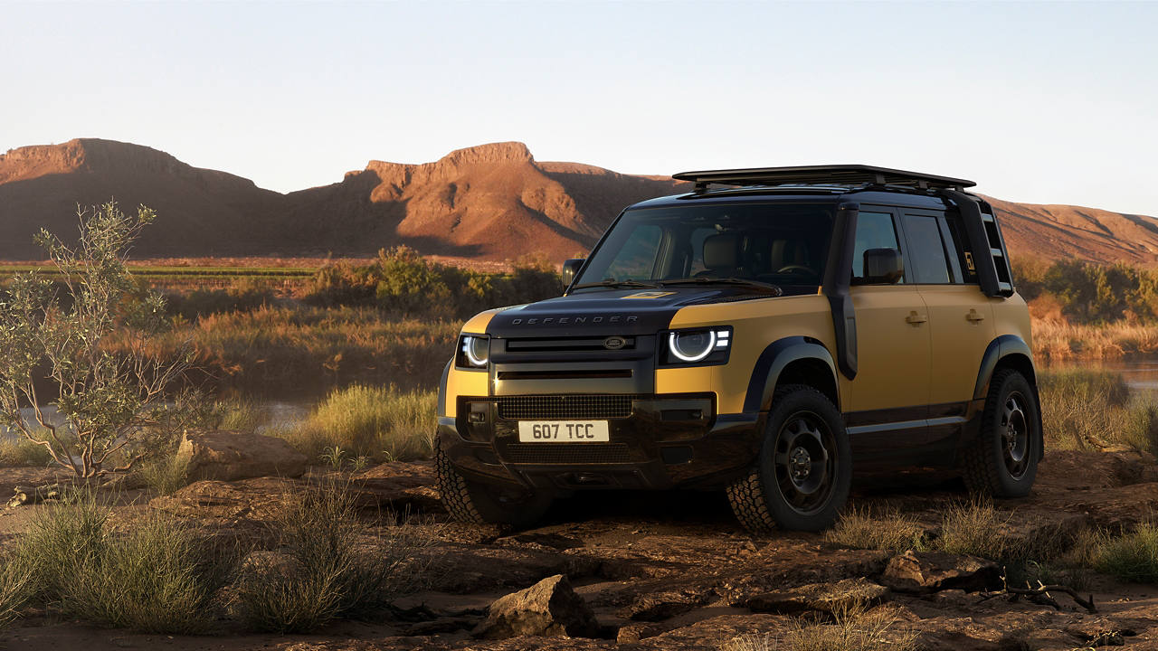 新品ランドローバー ディフェンダー110フィギュア 純正公式品 カラー