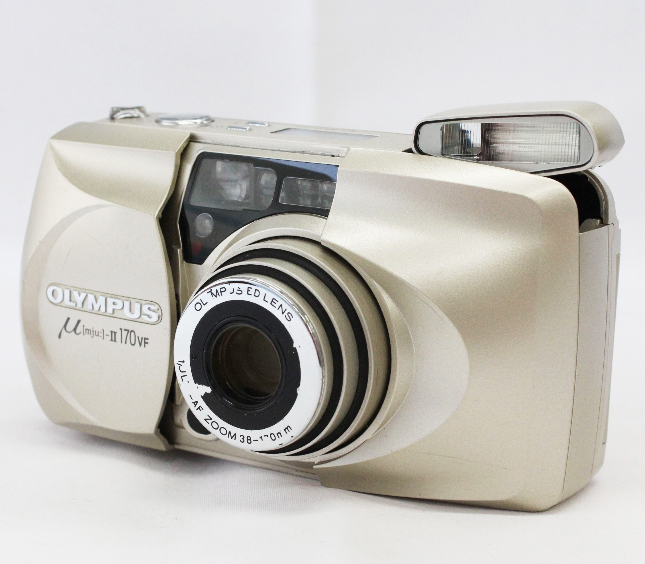 Olympus μ MJU II 170 VF Multi-AF Zoom 35mm Point & Shoot Film