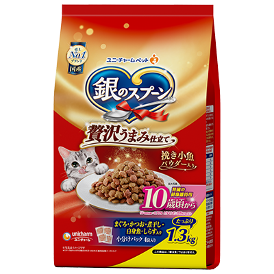 銀のスプーン 贅沢うまみ仕立て 10歳頃から まぐろ・かつお・煮干し