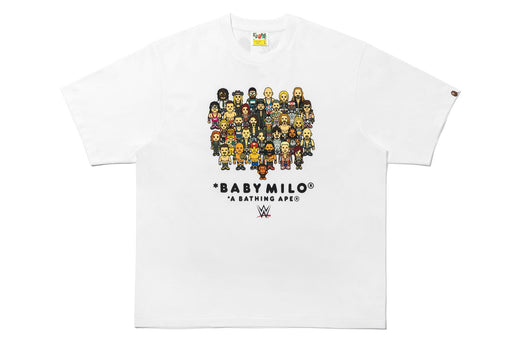 BAPE X WWE 】WRESTLERS BABY MILO RELAXED FIT TEE | bape.com