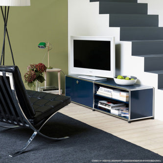 テレビボード ドロップダウンドアx1,ディバイダーシェルフx1