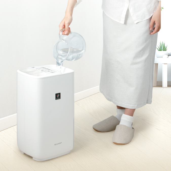 2024年製SHARP シャープ 加湿器 HV-S55-T ブラウン どっちも給水 | HV