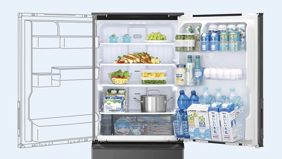 SJ-XW46R | 冷蔵庫：シャープ