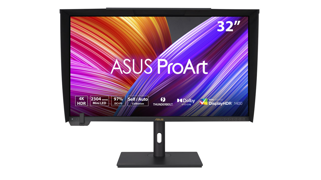 ASUS、クリエイター向けProArtから4K HDR対応32インチの液晶モニター