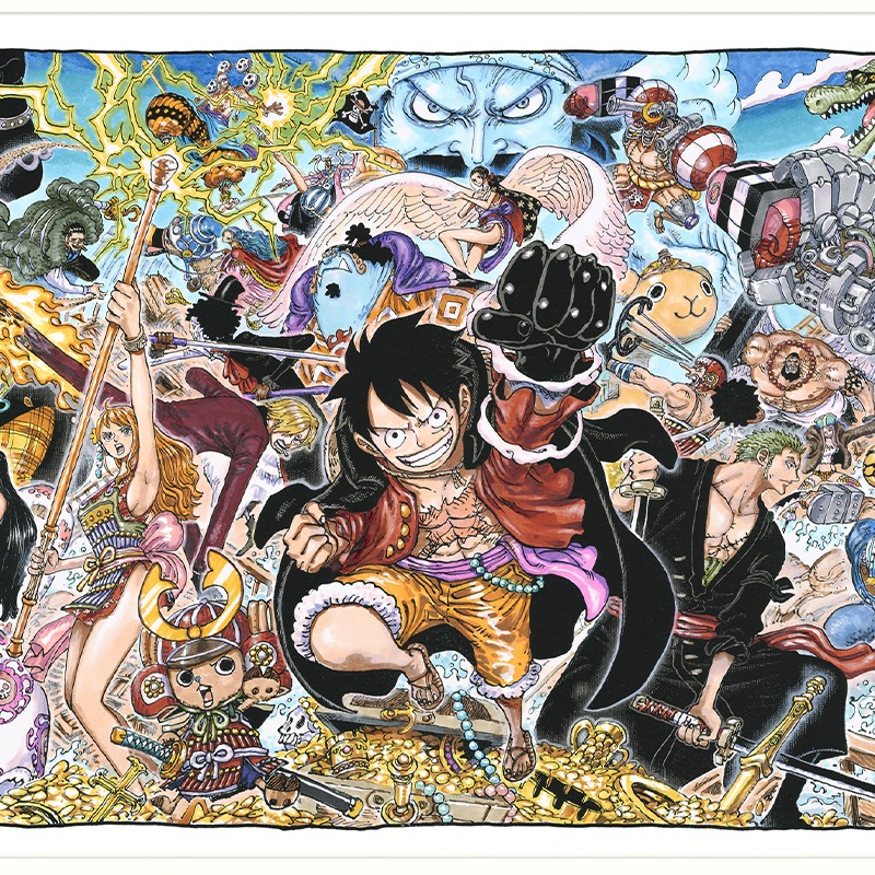 ONE PIECE』額装高精細複製原画 （週刊少年ジャンプ2021年