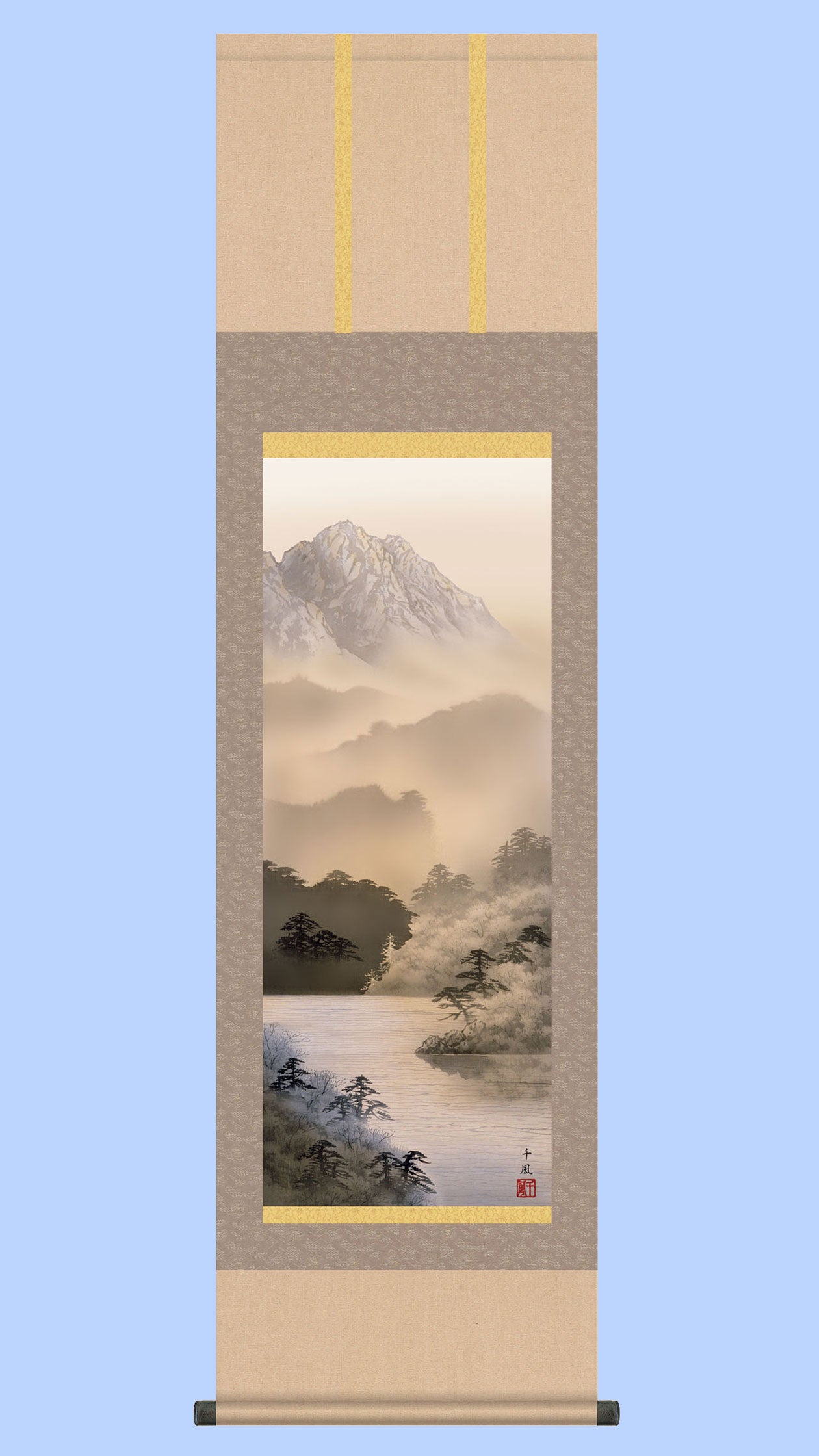 掛け軸 山水画 – 寿鳳人形の東芸