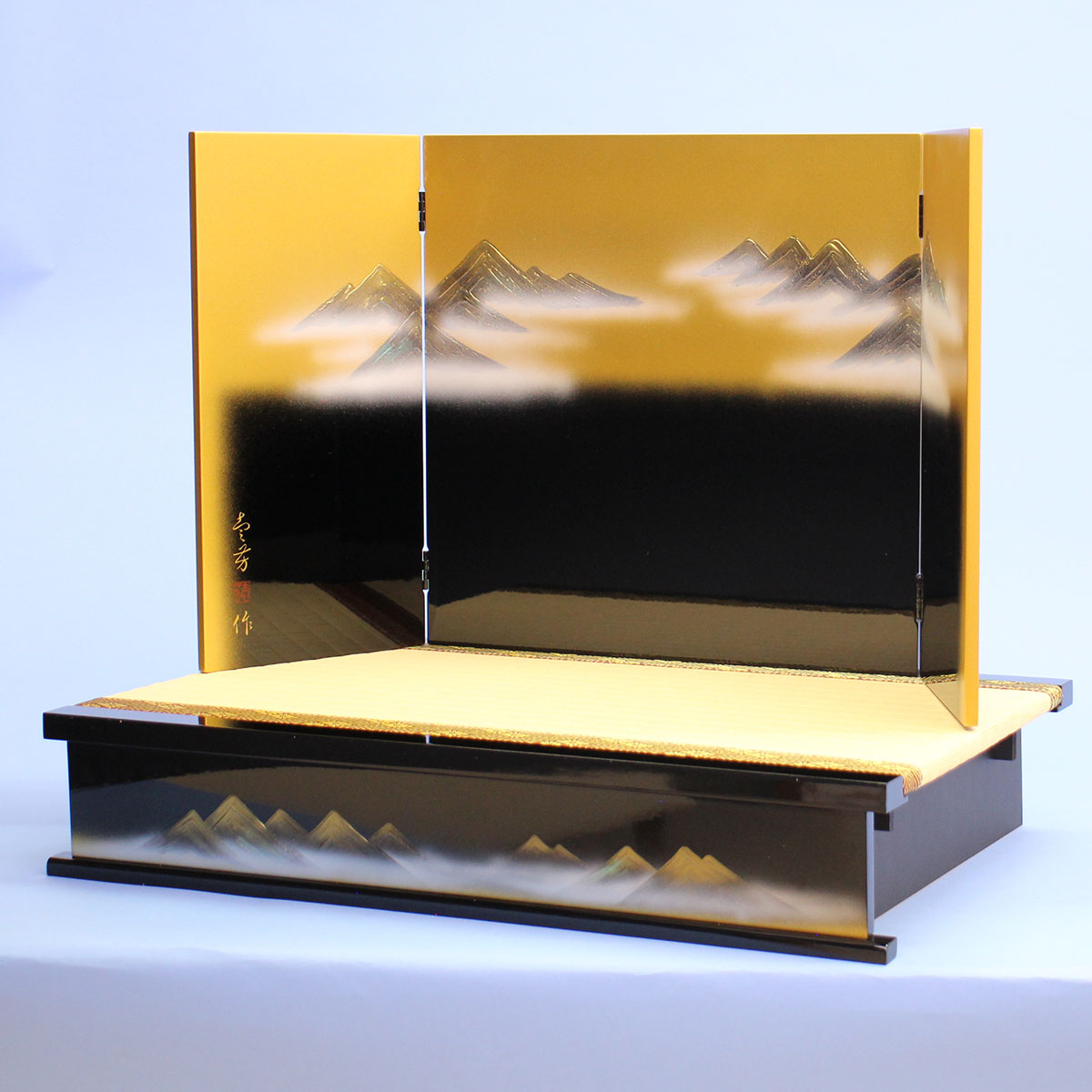 五月人形の屏風と台座 五月人形用 台屏風セットの単品販売 – 寿鳳人形