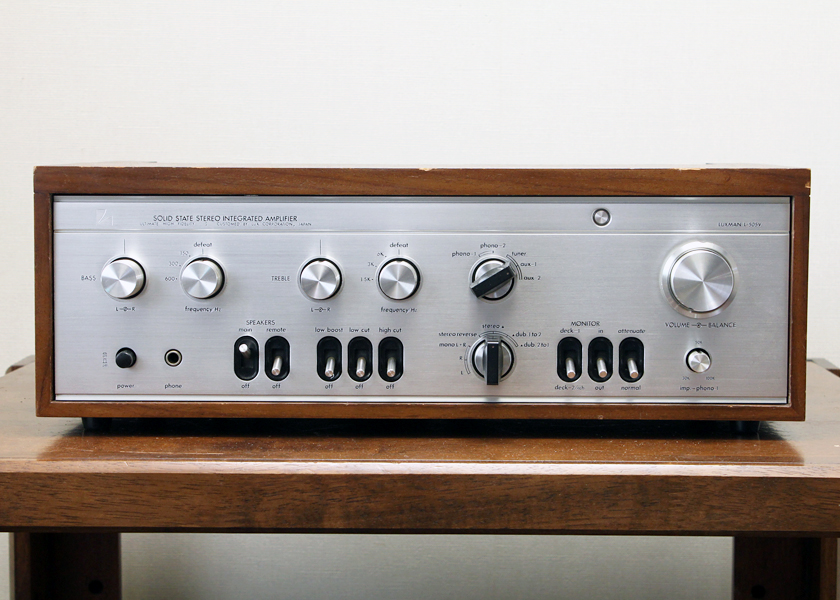 ジャンク LUXMAN ラックスマン L-505V プリメインアンプ 音響