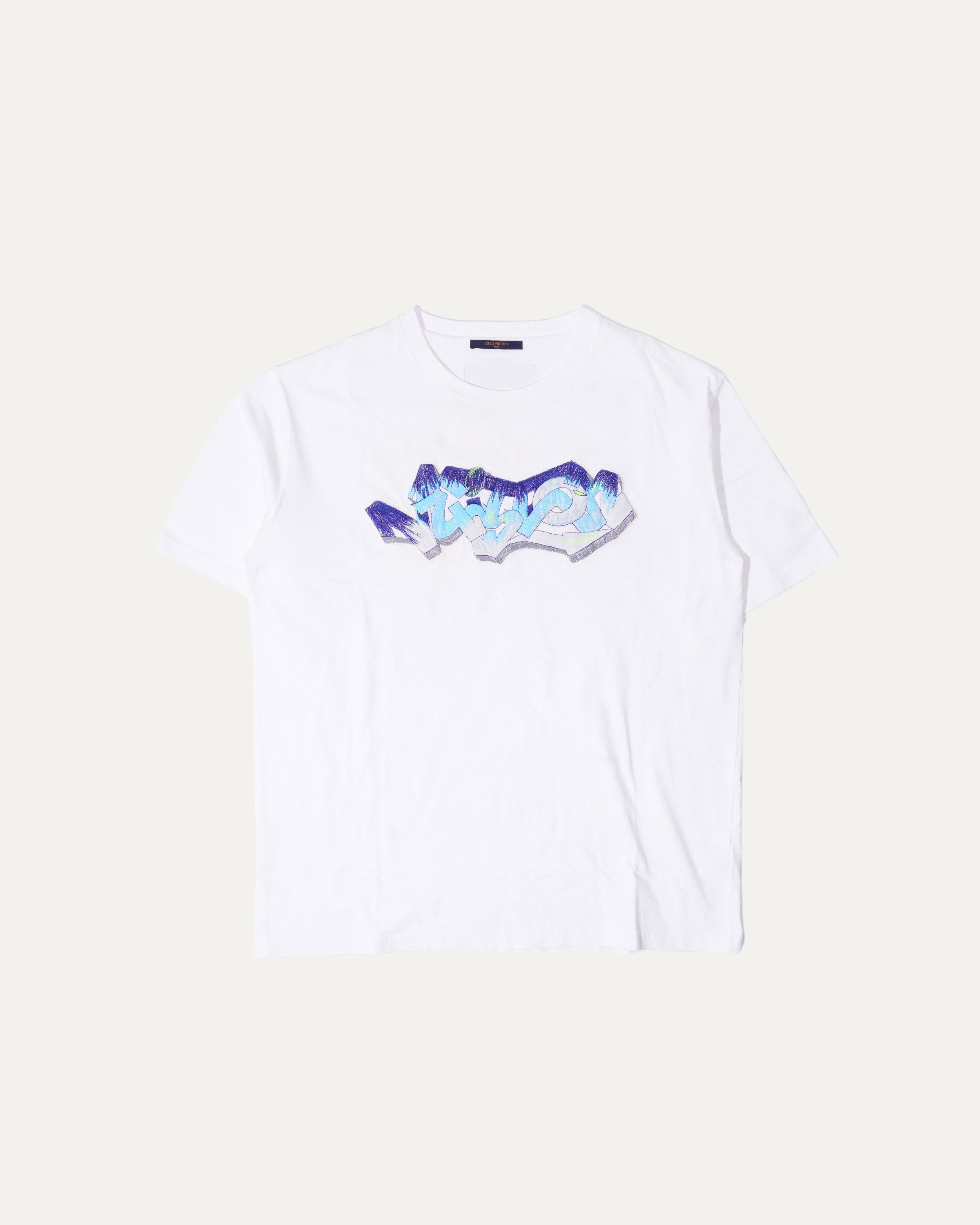 Louis Vuitton 3D LV Graffiti Embroidered T-Shirt – Justin Reed