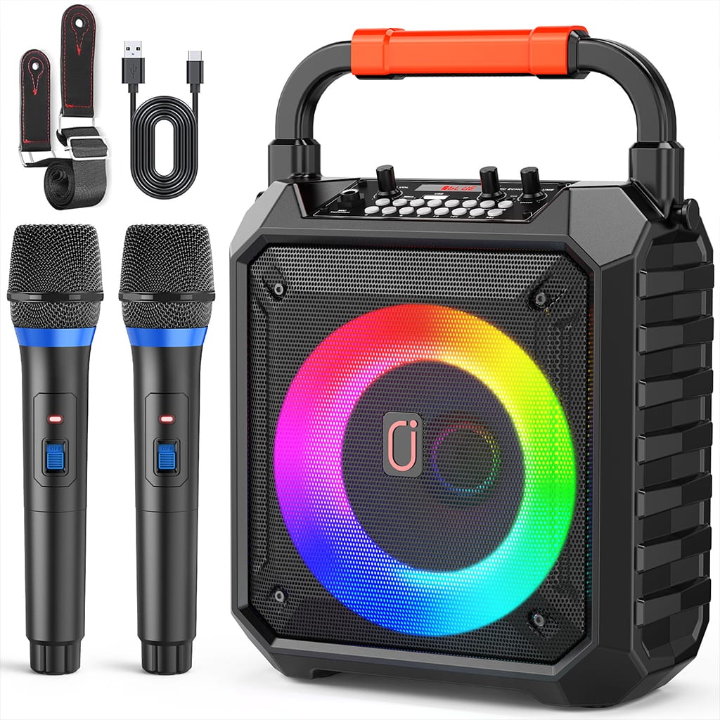 JYX T17T Wireless Karaoke Machine with Dynamic Sound and Lights