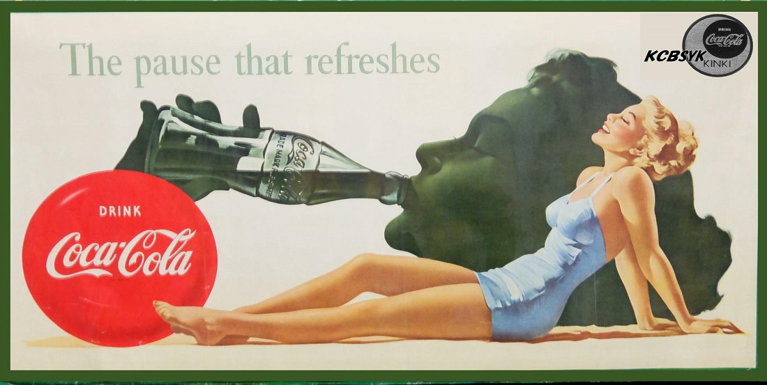 希少！コカコーラ マリリンモンロー ヴィンテージパブミラー 非売品