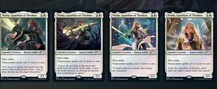 MTGPSA10 MTG Secret Lair 《スレイベンの守護者、サリア/Thalia