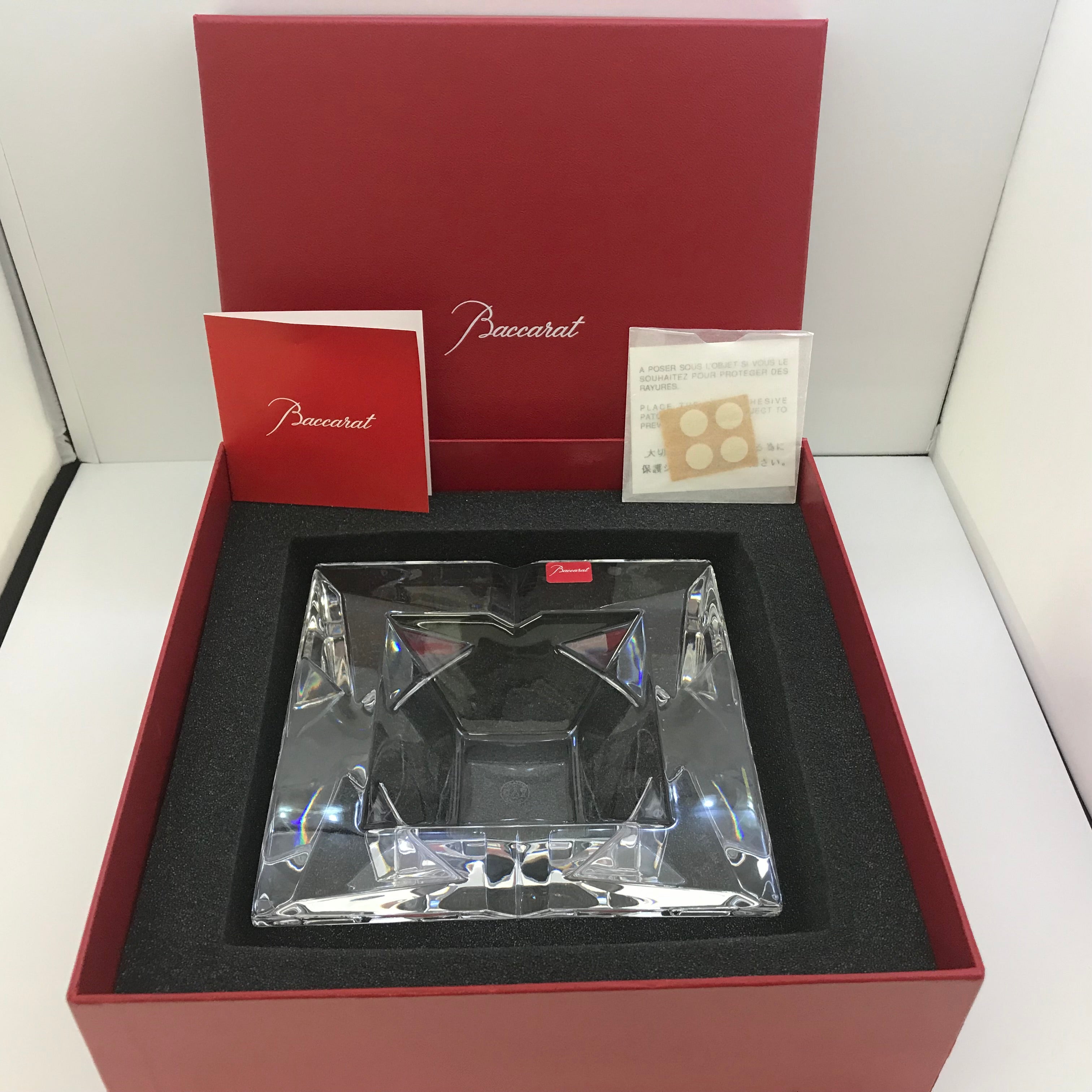 バカラ小物トレイ バカラ 灰皿 アクセサリートレイ インテリア 小物