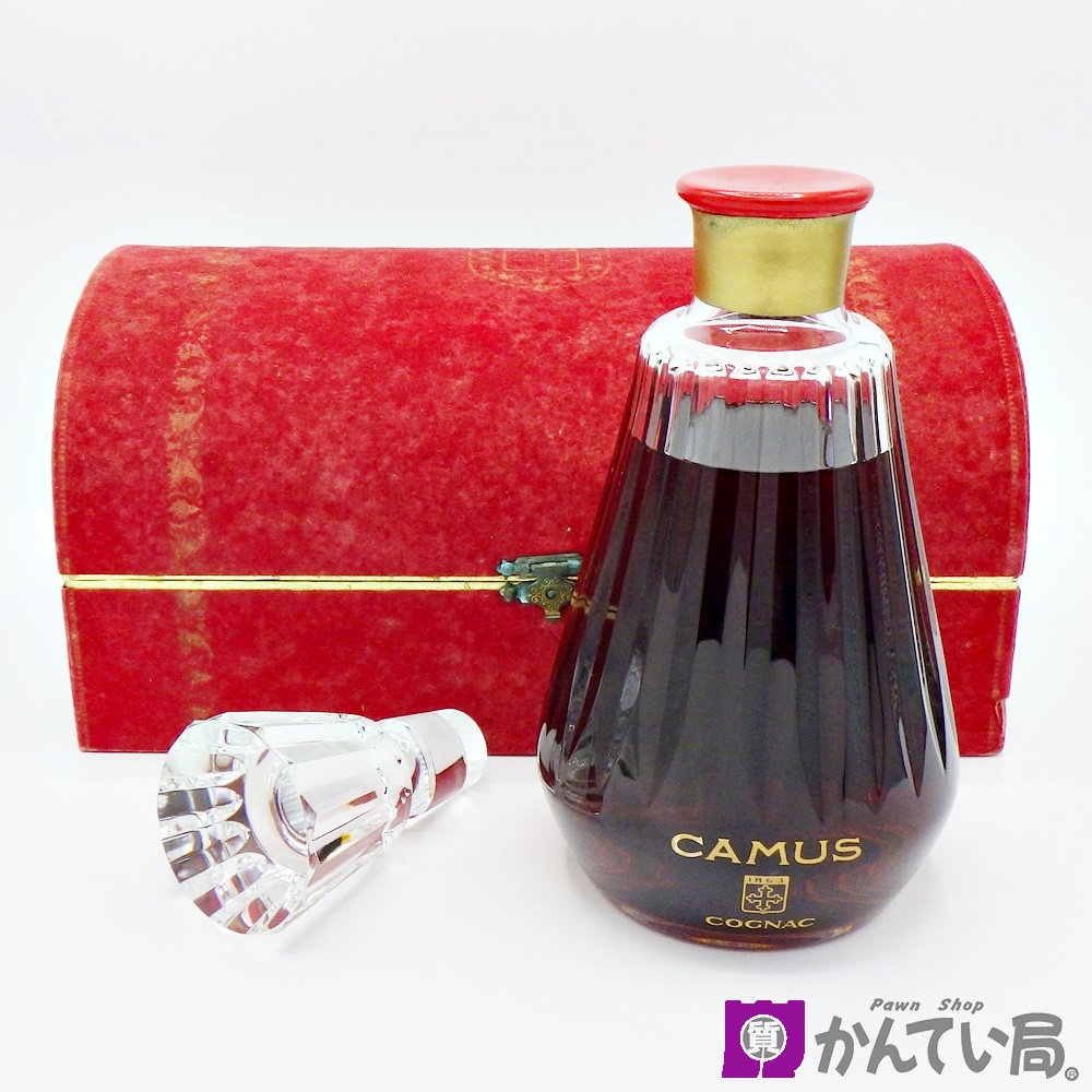 未開栓CAMUS カミュ バカラ カラフェ クリスタルボトル 替栓付 希少品