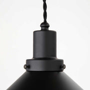 Matte Black Mini Shade Pendant Light – KANADEMONO