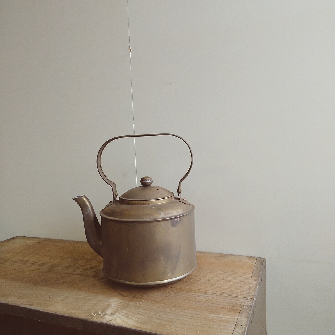 古道具 やかん 大正 昭和初期 レトロ 真鍮 | 昭和金物 建築金物館