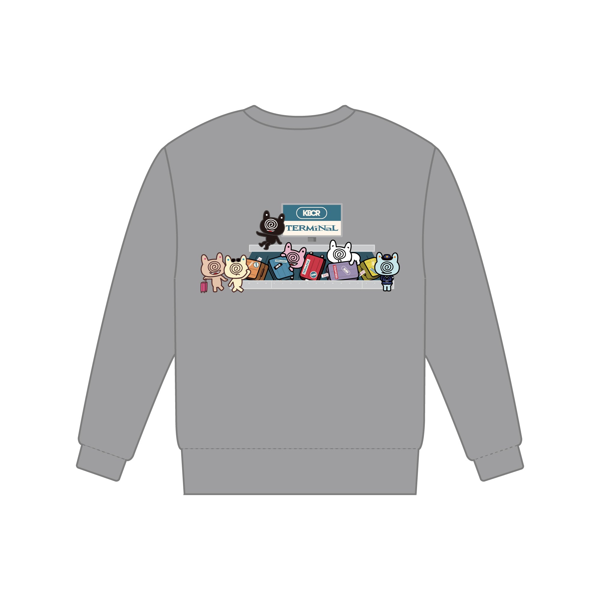 TERMiNaLスウェット(グレー) – かべちょろハウス