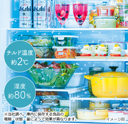 HWタイプ R-HW48R ： 冷蔵庫 ： 日立の家電品