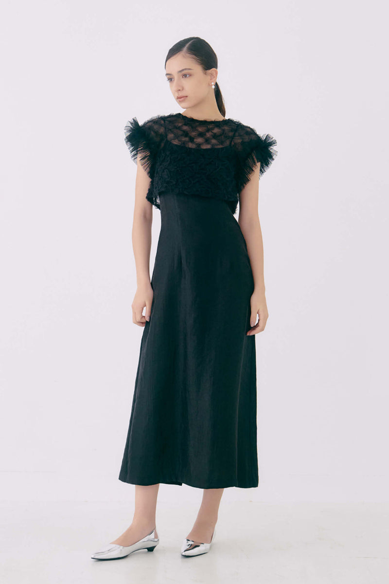 kaene ボリュームブラウスセットドレス 36 オケージョンドレス 結婚式