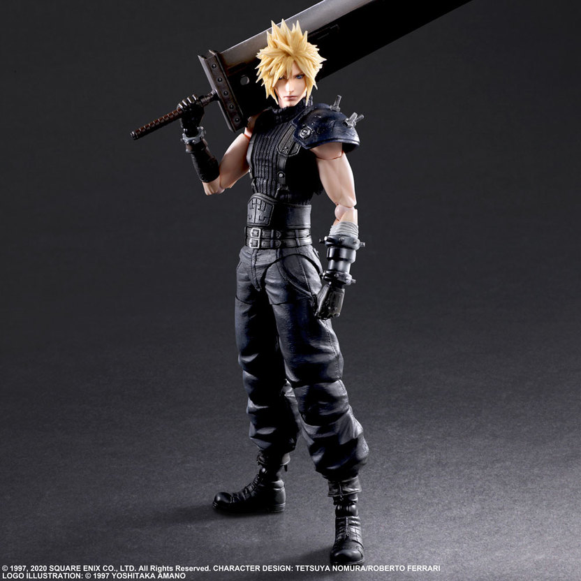 FF7のクラウド、ティファ、エアリス、バレットが精巧なフィギュアに