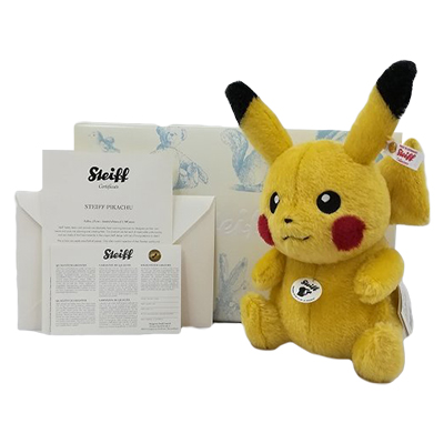 Steiff Pikachu ぬいぐるみ 本体 German Company Steiff Produces