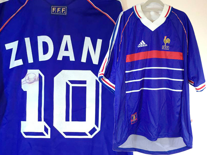 ⭐︎希少⭐︎adidas 90s 98w杯 フランス代表ユニフォーム ジダン
