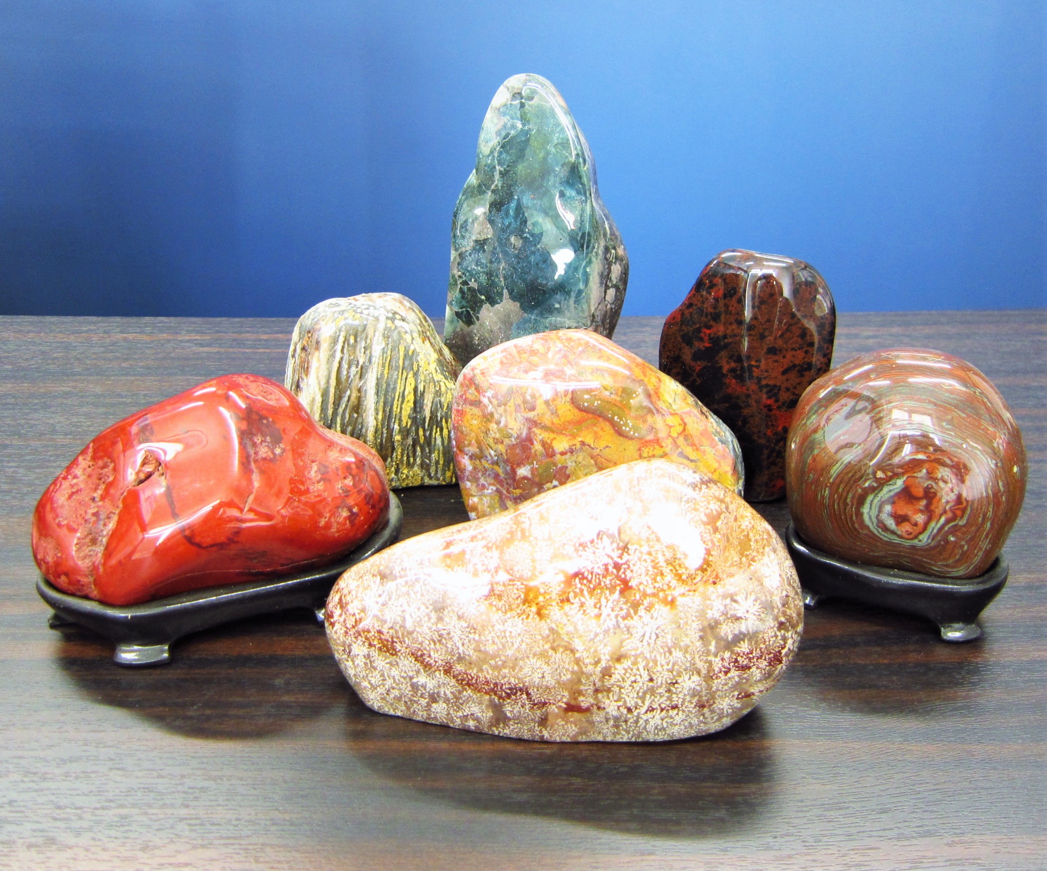 青森産鹿の子石2.9キロ鑑賞石石置物オブジェインテリア津軽錦石