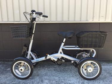 極美品 協栄製作所 電動 アシスト四輪自転車 KENKYAKUN けんきゃくん 4