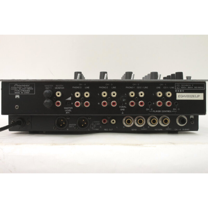 Pioneer DJミキサー DJM-600 Pioneer DJ DJM-600 (archived): 仕様と特長