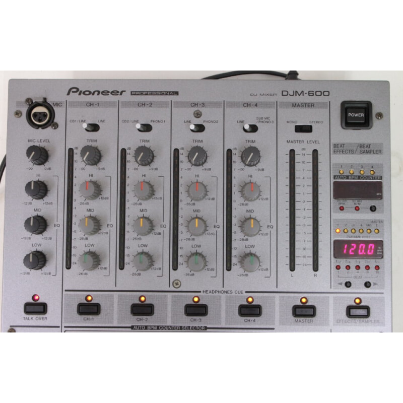 Pioneer DJM-600 ミキサー シルバー パイオニア DJM600 シルバー