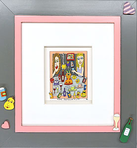 ジェームス・リジィ 3Dアート 作家直筆サイン 特別額装版 絵画 版画 真