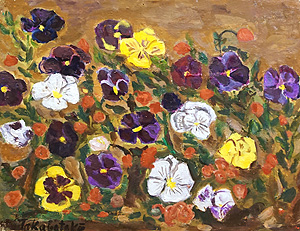 ◇2点まとめて◇高畠達四郎【城／油彩画】【自転車／素描 鉛筆画