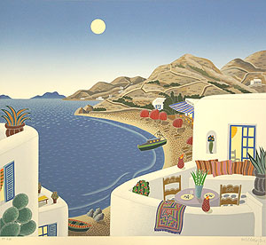 トーマス・マックナイト「リバディ」版画40.6×46cm