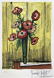 jordan23＊ベルナール・ビュッフェ アネモネ 額縁 アートインテリア